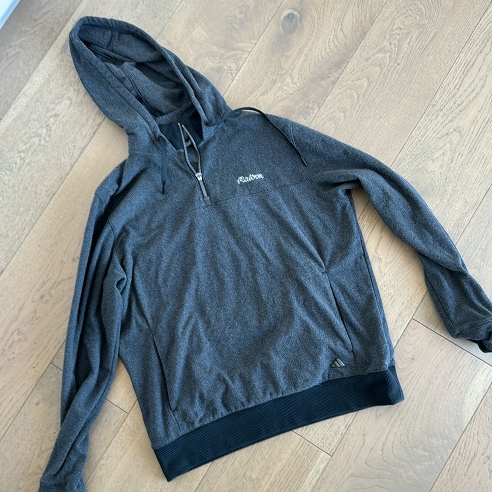 MALBON Golf x Addidas Zip Hoodie in Large
